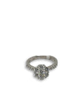 Bague de fiancaille Diana 1.14ct de diamants VS en or blanc 18k