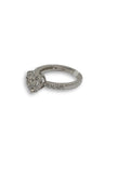 Bague de fiancaille Diana 1.14ct de diamants VS en or blanc 18k