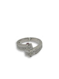 Bague de fiancaille Veronica 0.99ct de diamants VS en or blanc 18k