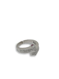 Bague de fiancaille Veronica 0.99ct de diamants VS en or blanc 18k