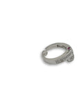 Bague de fiancaille Veronica 0.99ct de diamants VS en or blanc 18k