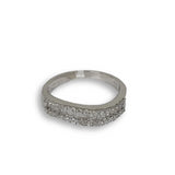 Bague de fiancaille Nadia 0.39ct de diamants VS en or blanc 18k