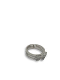Bague de fiancaille Gwen 0.85ct de diamants VS en or blanc 18k