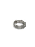 Bague de fiancaille Gwen 0.85ct de diamants VS en or blanc 18k