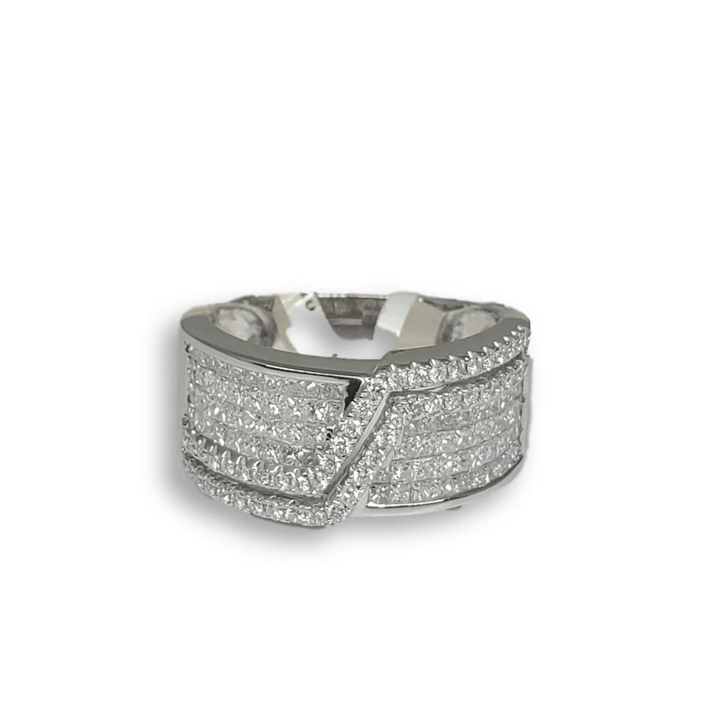 Bague de fiancaille Jane 1.18ct de diamants VS en or blanc 18k