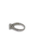 Bague de fiancaille Cheryl 1.14ct de diamants VS en or blanc 18k