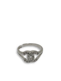 Bague de fiancaille Gabrielle 0.14ct de diamants SI en or blanc 18k