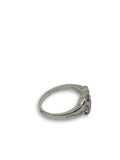 Bague de fiancaille Gabrielle 0.14ct de diamants SI en or blanc 18k