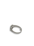 Bague de fiancaille Gabrielle 0.14ct de diamants SI en or blanc 18k