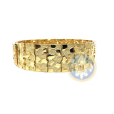 10K 20MM Bracelet Nugget MB-017 - OR QUEBEC 