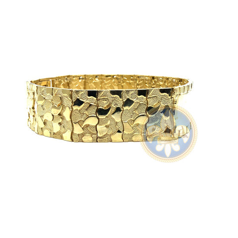 10K 20MM Bracelet Nugget ID MB-025 - OR QUEBEC