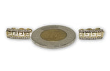 Boucle d'oreille Versace style rectangulaire en or 10K GE-346