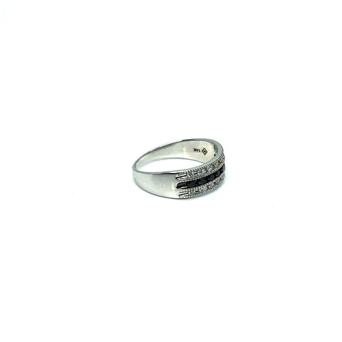 * Samantha * Bague Mariage Femme en or blanc 14K avec diamants 0.32CT - OR QUEBEC 