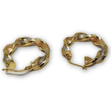 Versace 3 tons rond twister en or 10K Special GE-338