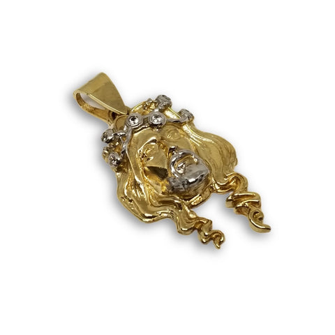 Jesus  Solid  en or 10k pour homme Fabriquer au Canada GJP-432 - OR QUEBEC 