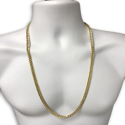 10k 7MM 30IN Cuban Link Ensemble Collier MGC-016 - OR QUEBEC