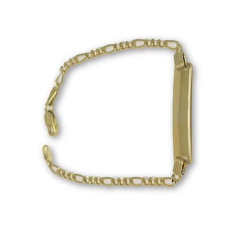 10K Or Jaune Cuban Link Bracelete Bébé BBG-005 - OR QUEBEC 