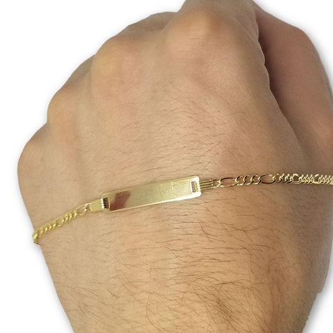 10K Or Jaune Cuban Link Bracelete Bébé BBG-005 - OR QUEBEC 