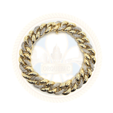 10K Or Jaune 1.39CT Diamant Bracelet Cuban Link DBG-006 - OR QUEBEC 