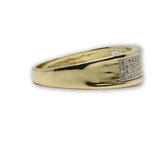 Bague Fiancailles Diamants 10K Or Jaune DRG-028 - OR QUEBEC 