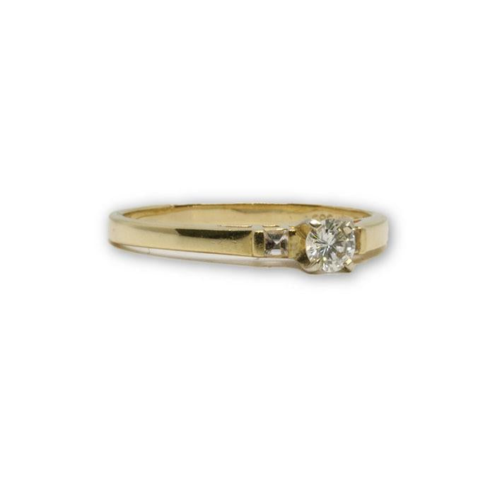 Bague Autres Diamants 14K Or Jaune DRG-036 - OR QUEBEC 