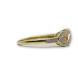 Bague infini 0.17 ct de diamants en or 14K DRG-043 - OR QUEBEC 