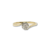 10k Femme Bague Diamants de 0.18CT DRG-067 - OR QUEBEC 