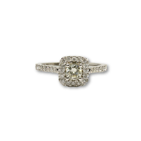 14k Femme Bague Diamants de 0.90CT DRG-072 - OR QUEBEC 