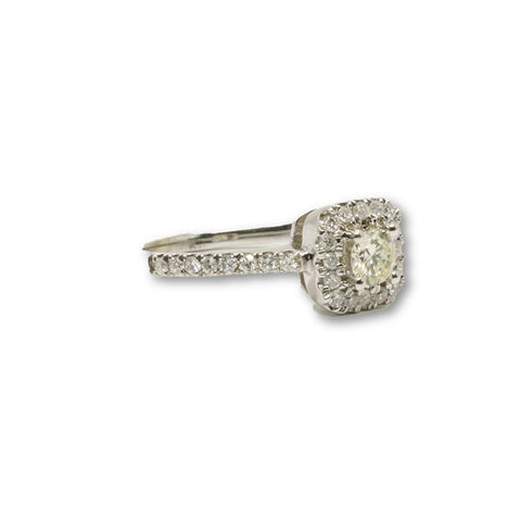 14k Femme Bague Diamants de 0.90CT DRG-072 - OR QUEBEC 