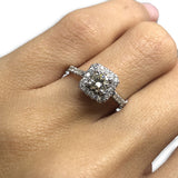 14k Femme Bague Diamants de 0.90CT DRG-072 - OR QUEBEC 
