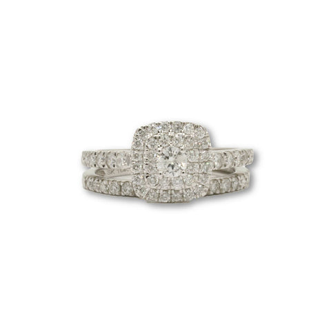 10k Femme 2 pc Bague Diamants de 1.00CT DRG-076 - OR QUEBEC 