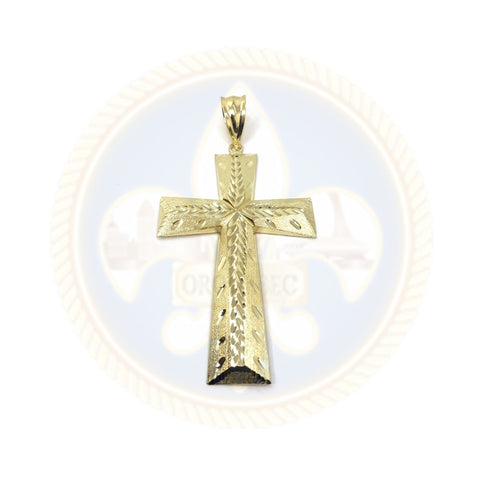 Pendentif Croix en or 10k GCP_047 - OR QUEBEC 
