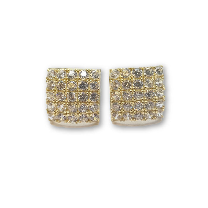 10K Or Jaune Boucle d'oreille Stud Clio GE-038 - OR QUEBEC