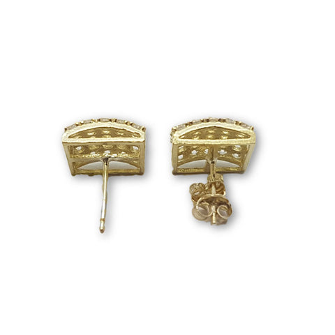 10K Or Jaune Boucle d'oreille Stud Clio GE-038 - OR QUEBEC 