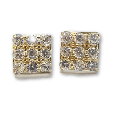 10K Or Jaune Boucle d'oreille Stud Cybele GE-040 - OR QUEBEC 