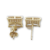 10K Or Jaune Boucle d'oreille Stud Doris GE-042 - OR QUEBEC 