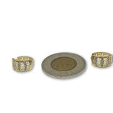 10 Karats Versace Boucle d'oreille en Or Jaune GE-087 - OR QUEBEC 