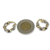 10K Versace Boucle d'oreille en Or Jaune GE-088 - OR QUEBEC 