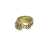 Versace Boucle d'oreille 10k Or Jaune GE-090 - OR QUEBEC 