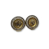 10K Or Jaune Boucle d'oreille Stud Couronne GE-097 - OR QUEBEC 