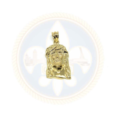 Pendentif en or 10K Jésus tête GJP-028 - OR QUEBEC 