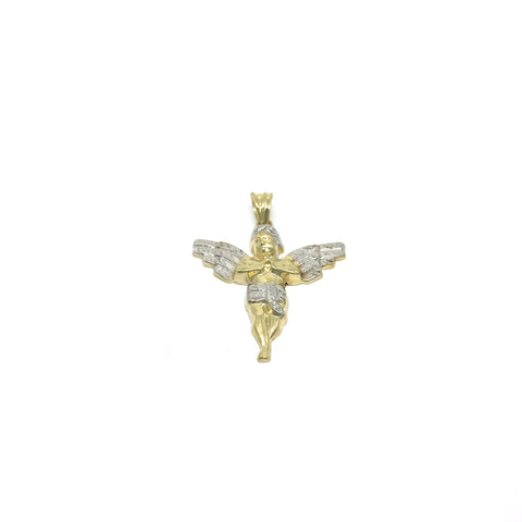 Pendentif en or jaune 10K Micro Bébé Ange GPA-010 - OR QUEBEC 