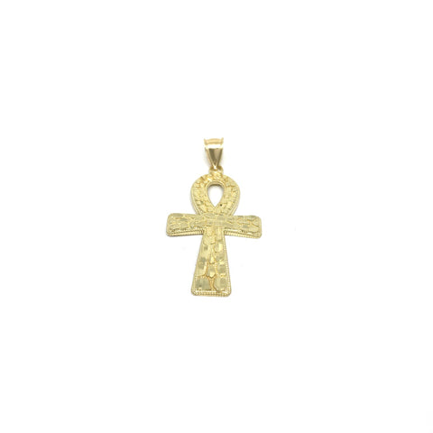 Croix Ankh 10K Pendentif Homme en Or Jaune GPA-032 - OR QUEBEC 