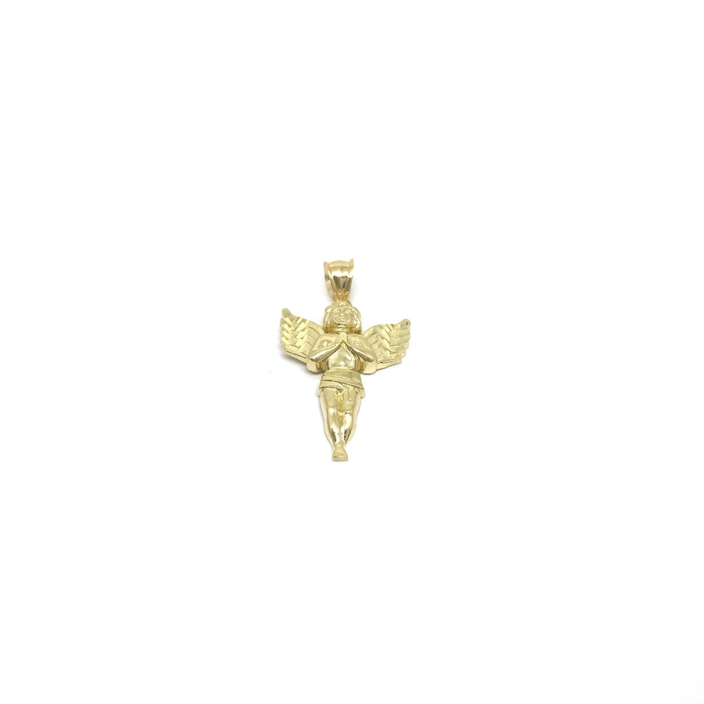 10K Pendentif Homme Ange en or GPA-033 - OR QUEBEC 