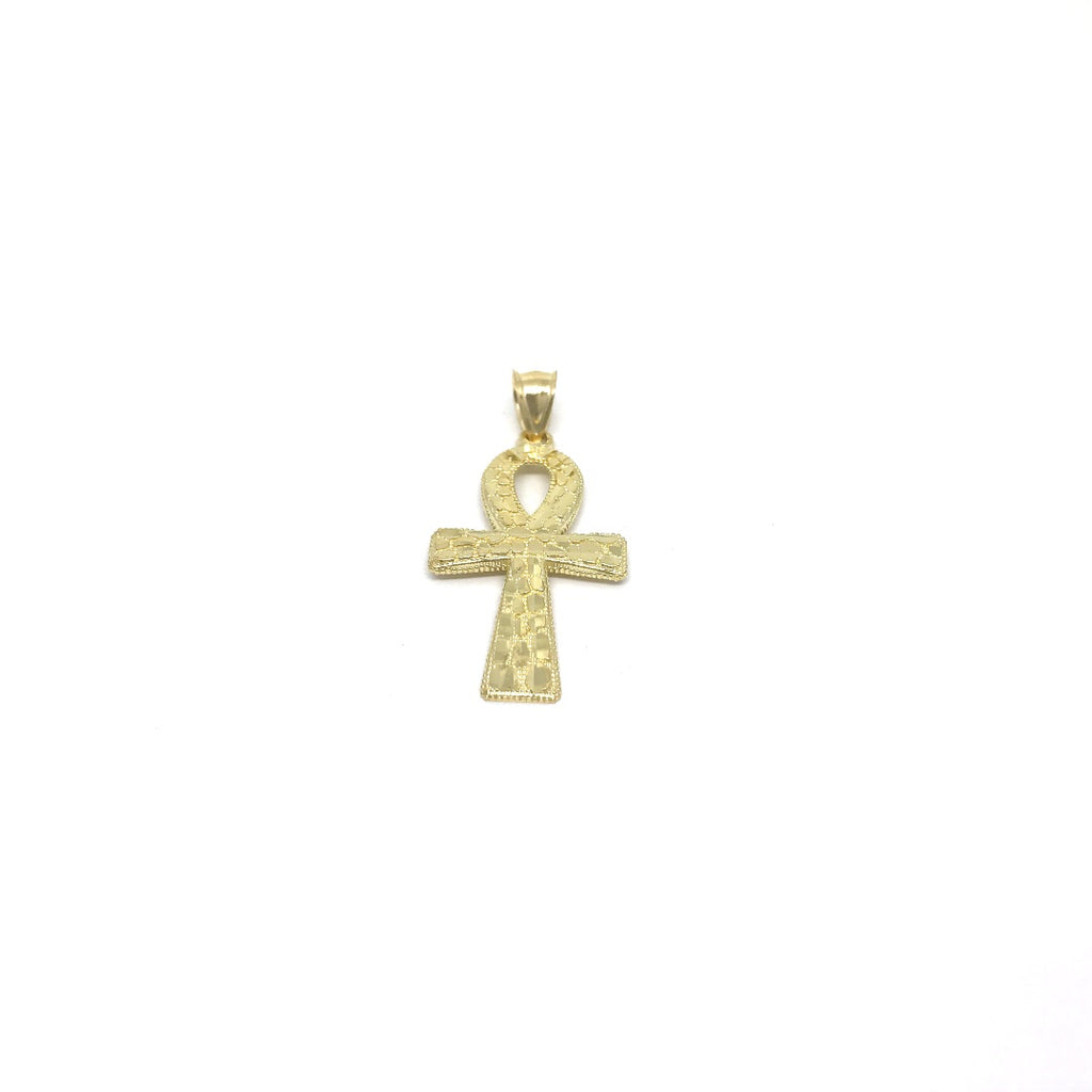 Pendentif en forme de croix 10K en or jaune GPA-051 - OR QUEBEC 