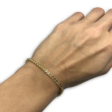 10k 2.5MM 7.5IN Franco Bracelet MBG-031 - OR QUEBEC 