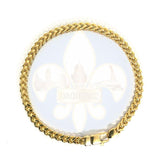 10k 4MM 8.5IN Franco Bracelet MBG-032 - OR QUEBEC 