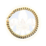 10k 7.5MM 8.5IN Cuban Link Bracelet MBG-036 - OR QUEBEC 