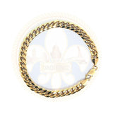 10k 7.5MM 8.5IN Cuban Link Bracelet MBG-036 - OR QUEBEC 