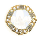 10k 8.5MM 9IN Versace Bracelet MBG-042 - OR QUEBEC 